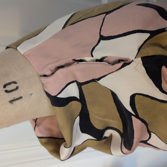 Marc Jacobs Abstract Print Cowl Dress 4 - Picture 5 of 12